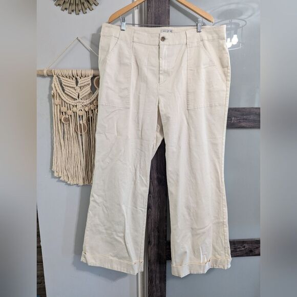2/30 Nili Lotan Target cream pants plus size - Picture 5 of 6